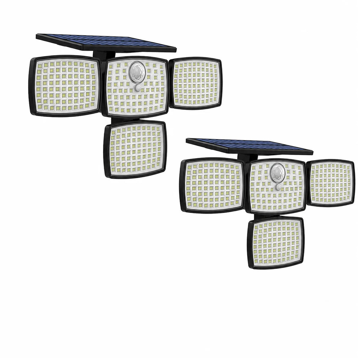 Lámpara solar exterior de pared 4500LM con sensor de movimiento y control remoto para patios, jardines y seguridad nocturna en casa