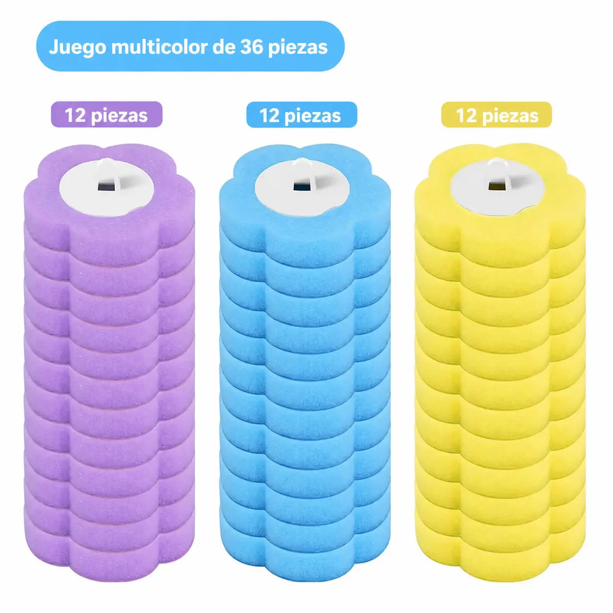 Cepillo desechable para baño con 24 repuestos aromáticos y soporte de pared para limpiar WC, lavabo, tina y mingitorio sin tocar