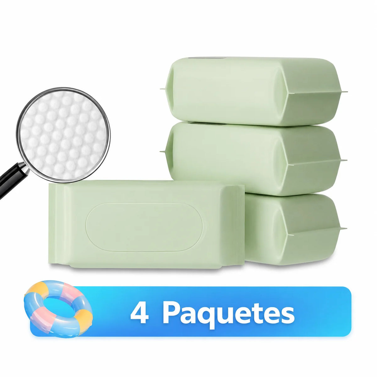 Toallitas faciales desechables hipoalergénicas sin fragancia, absorbentes y biodegradables, para skincare, retirar maquillaje y uso húmedo o seco en rutina diaria