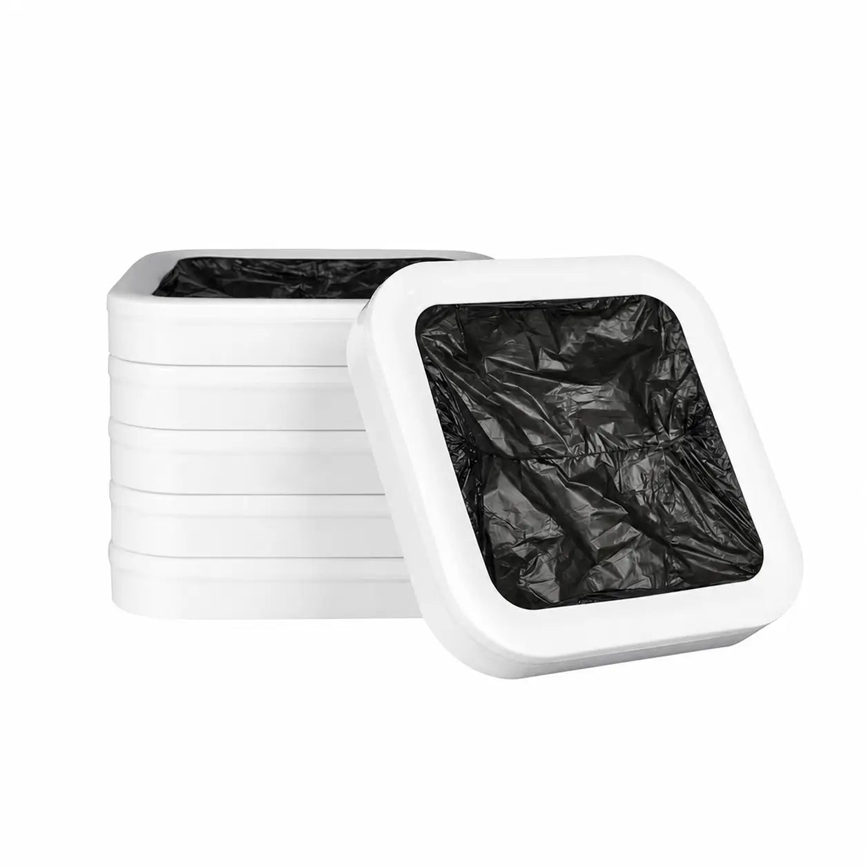 Bote de basura inteligente 13.5 L con sensor infrarrojo y sellado automático para baño, cocina, recámara u oficina sin tocar la tapa