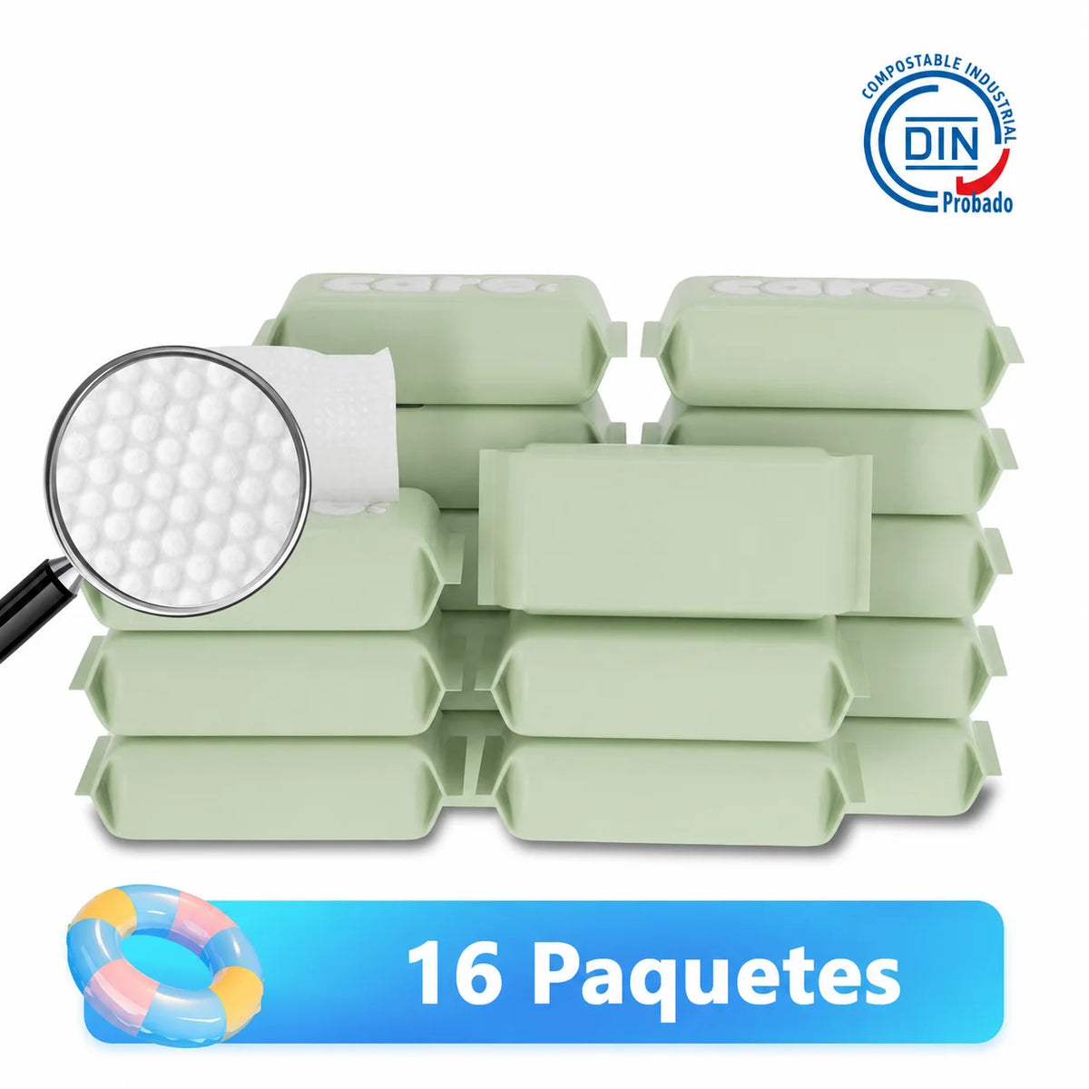 Toallitas faciales desechables hipoalergénicas sin fragancia, absorbentes y biodegradables, para skincare, retirar maquillaje y uso húmedo o seco en rutina diaria