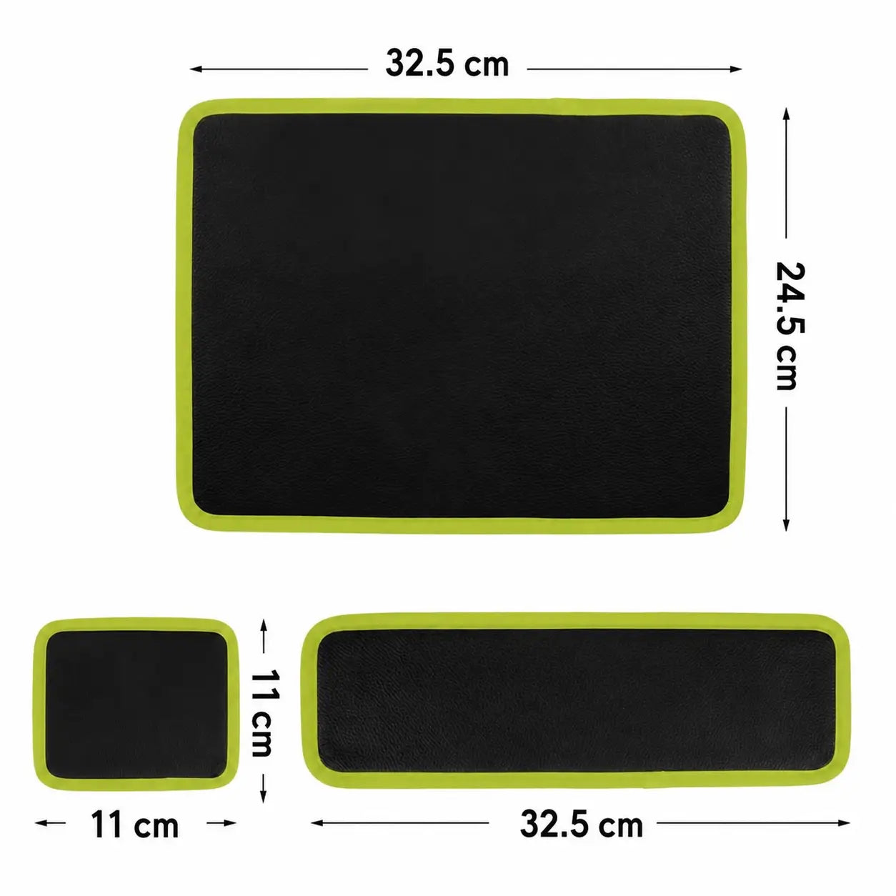Set de 3 tapetes magnéticos flexibles de PVC antideslizante para organizar herramientas en taller, garaje y reparación auto sin perder piezas metálicas