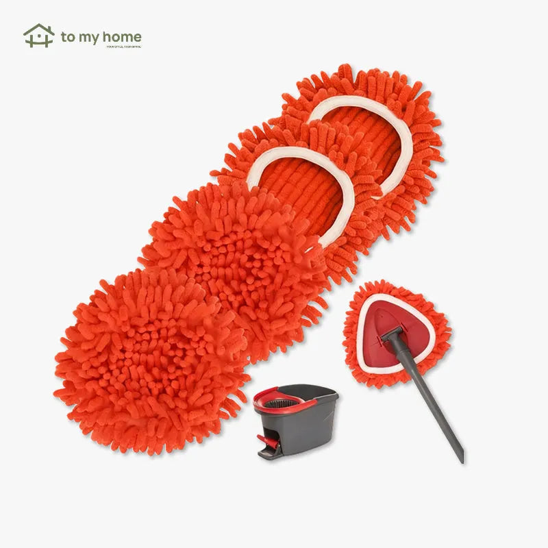Cabezas de repuesto exclusivas para mop, convierten el trapeador en un duster de mango largo, captura polvo y permite limpieza multifuncional inteligente