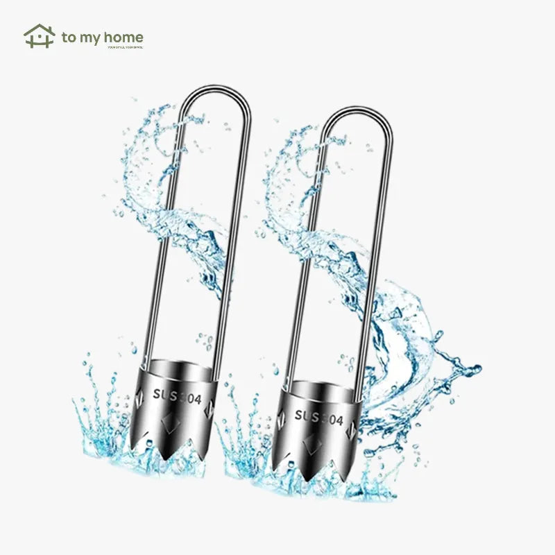 Juego de 2 peladores de frutas y vegetales de acero inoxidable con mango ergonómico, retira semillas rápidamente, eficiente, cómodo y seguro para uso diario en cocina