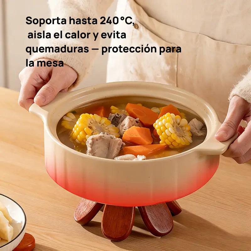 Posavasos de madera maciza en forma de árbol de Navidad, creativo y funcional, protege del calor, resistente, decorativo y perfecto para uso en hogar y oficina