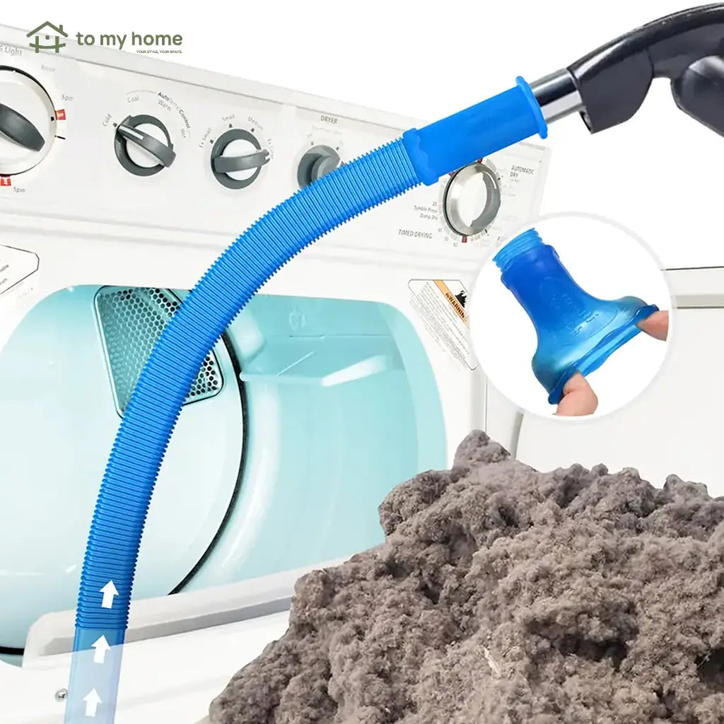 Manguera limpiadora para ductos de secadora compatible con aspiradoras, ideal para quitar pelusa en electrodomésticos y espacios estrechos del hogar diario