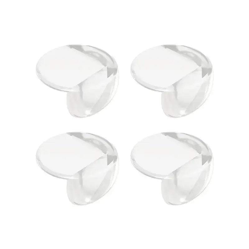 Juego de 16 protectores de esquinas transparentes y redondos para bordes afilados de muebles y mesas, seguridad discreta y protección infantil efectiva
