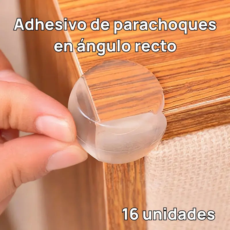 Juego de 16 protectores de esquinas transparentes y redondos para bordes afilados de muebles y mesas, seguridad discreta y protección infantil efectiva
