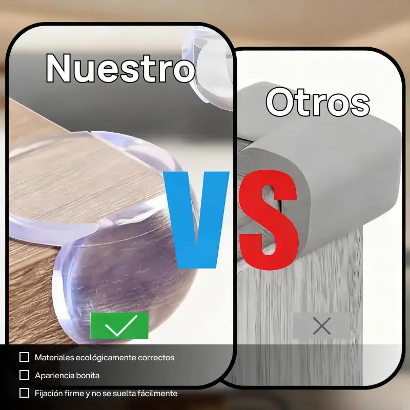 Juego de 16 protectores de esquinas transparentes y redondos para bordes afilados de muebles y mesas, seguridad discreta y protección infantil efectiva