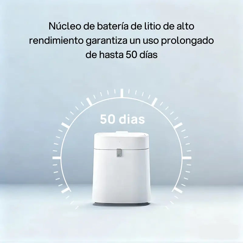 Bote de basura automático con sensor de movimiento, para desecho higiénico sin contacto en sala, cocina, baño o dormitorio, tecnología conveniente