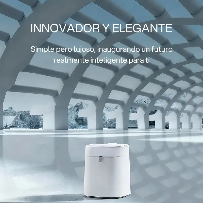 Bote de basura automático con sensor de movimiento, para desecho higiénico sin contacto en sala, cocina, baño o dormitorio, tecnología conveniente