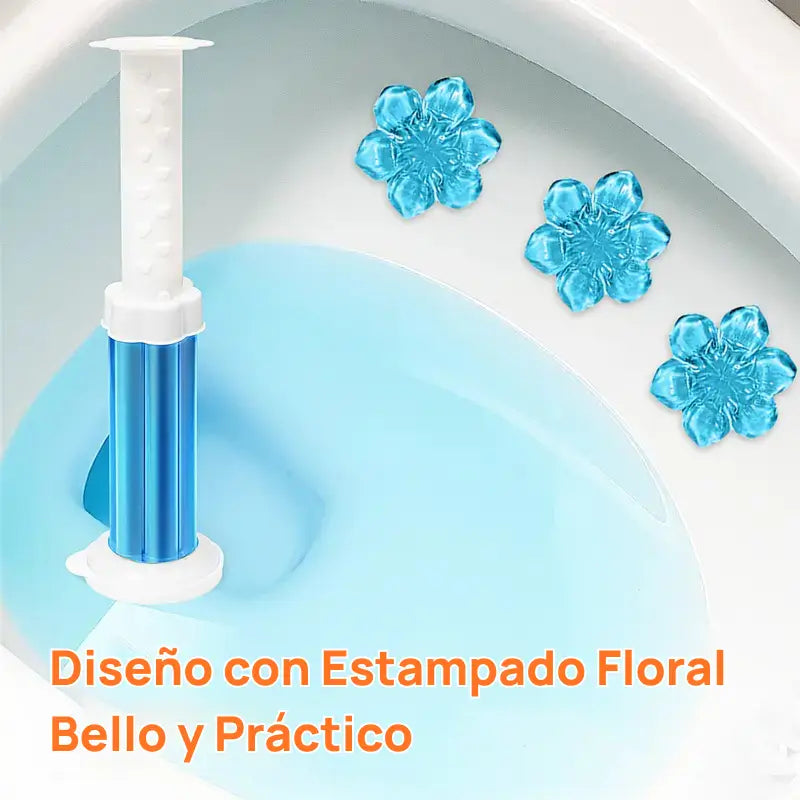 Gel de limpieza 6 en 1 para inodoro con aromatizador y desodorizante efectivo, fragancia duradera y frescura prolongada para baño impecable