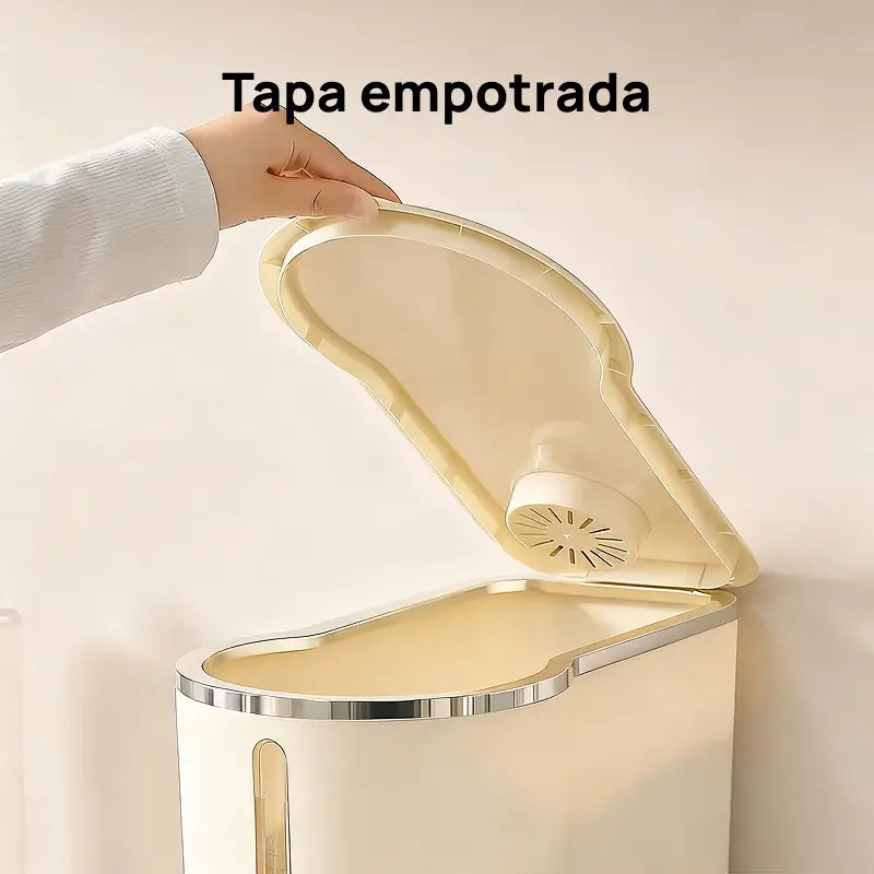 Dispensador de arroz hermético UFORU, protección total contra insectos y humedad, incluye vaso medidor, conserva granos y cereales de forma efectiva y segura