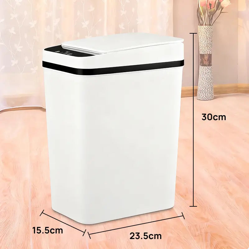 Bote de basura automático de 12 litros con sensor de movimiento, sin contacto, ideal para cocina, baño, dormitorio o oficina, higiene máxima y conveniente