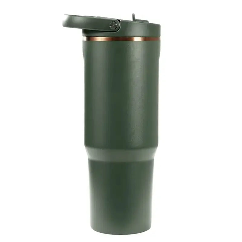 Botella de agua portátil a prueba de fugas, tapa tipo flip, asa de transporte, ideal para gimnasio, viajes o uso diario, hidratación activa asegurada