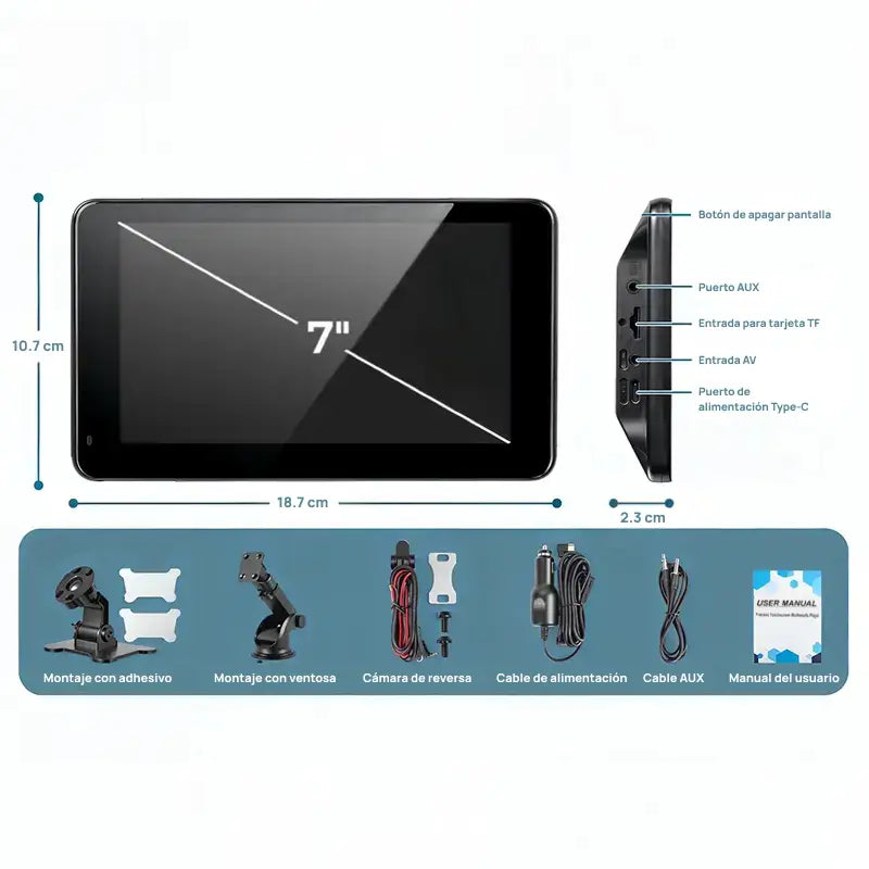 Adaptador de pantalla inalámbrico 2025 para Android e iPhone, garantiza entretenimiento continuo en el coche, conexión portátil estable y compatible con múltiples dispositivos fácilmente