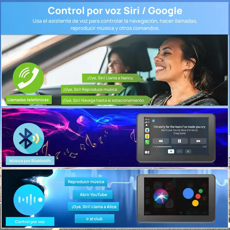 Adaptador de pantalla inalámbrico 2025 para Android e iPhone, garantiza entretenimiento continuo en el coche, conexión portátil estable y compatible con múltiples dispositivos fácilmente