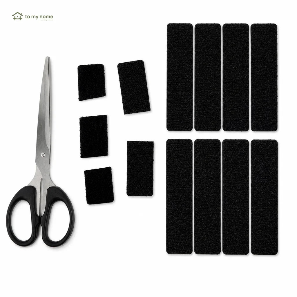 Tiras adhesivas de gancho y felpa doble cara resistentes al agua para colgar cuadros, organizar cables y proyectos DIY