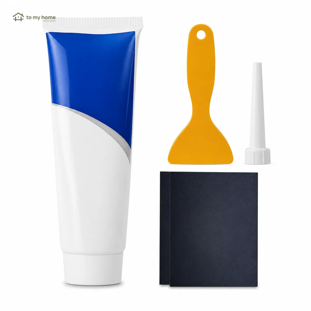 Pasta blanca resanadora 250 g autoadhesiva e impermeable para reparar daños, manchas y descascarado en paredes interiores de tablaroca y concreto