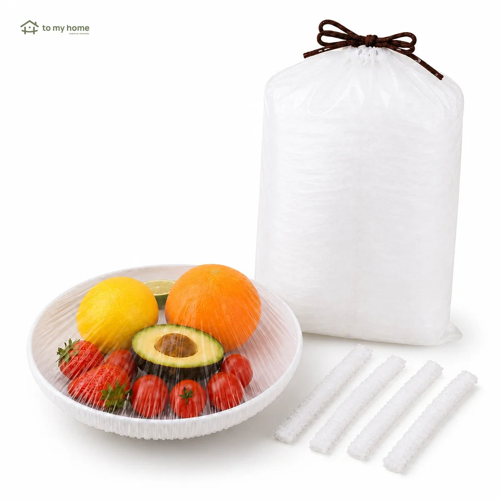 Cubiertas elásticas reutilizables para bowls, platos y recipientes, sin plástico adherente