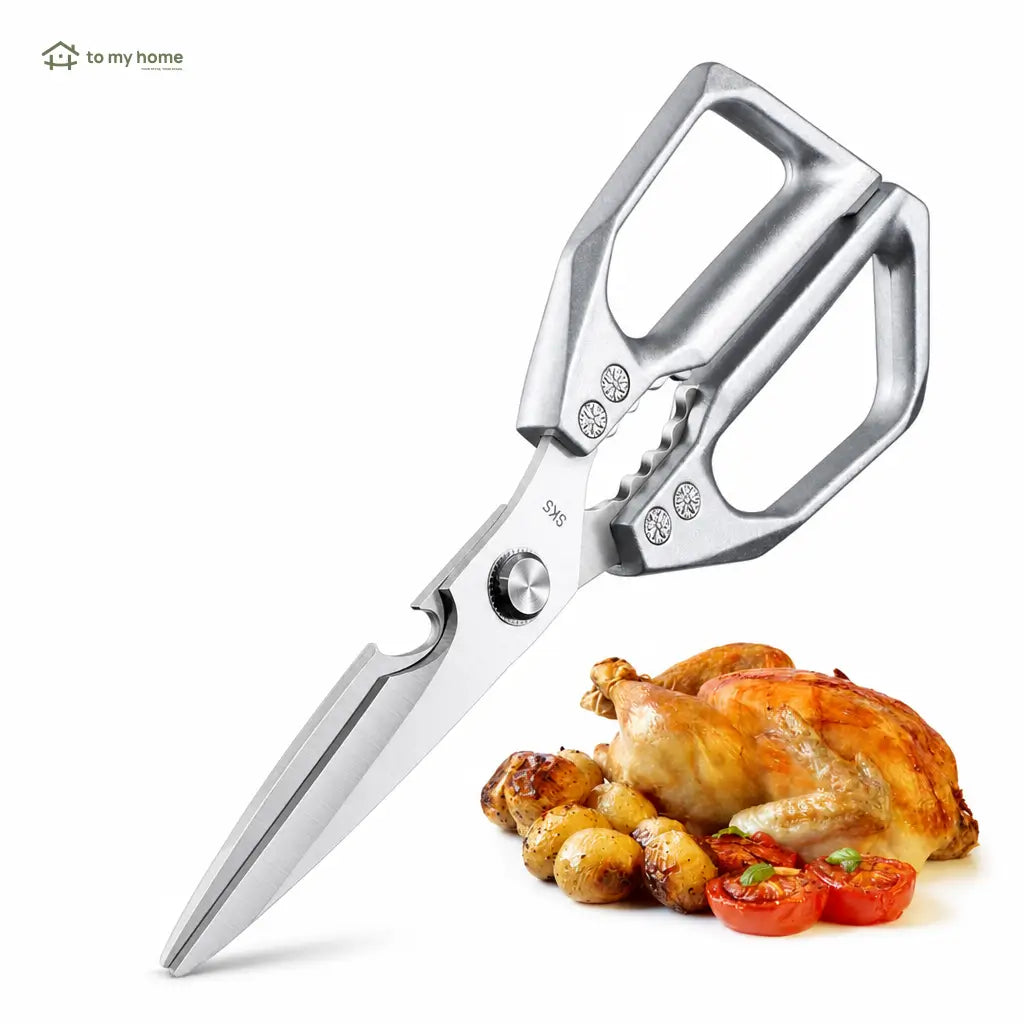 Tijeras de cocina multiusos de acero inoxidable SK5, desmontables y ergonómicas para cortar pollo, pescado, verduras y huesos con facilidad