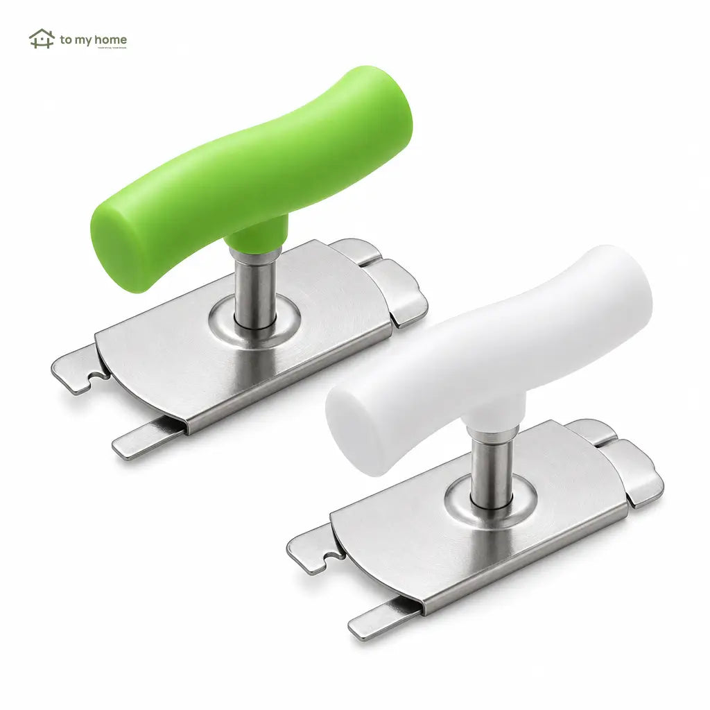 Abridor manual de frascos y tapas ajustable con agarre antideslizante para cocina, adultos mayores y manos débiles, paquete de 2 piezas