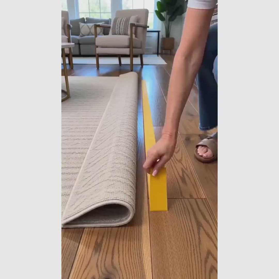 Cinta adhesiva doble cara reforzada impermeable y removible, con agarre fuerte, para fijar alfombras, cuadros, decoración y proyectos del hogar diario