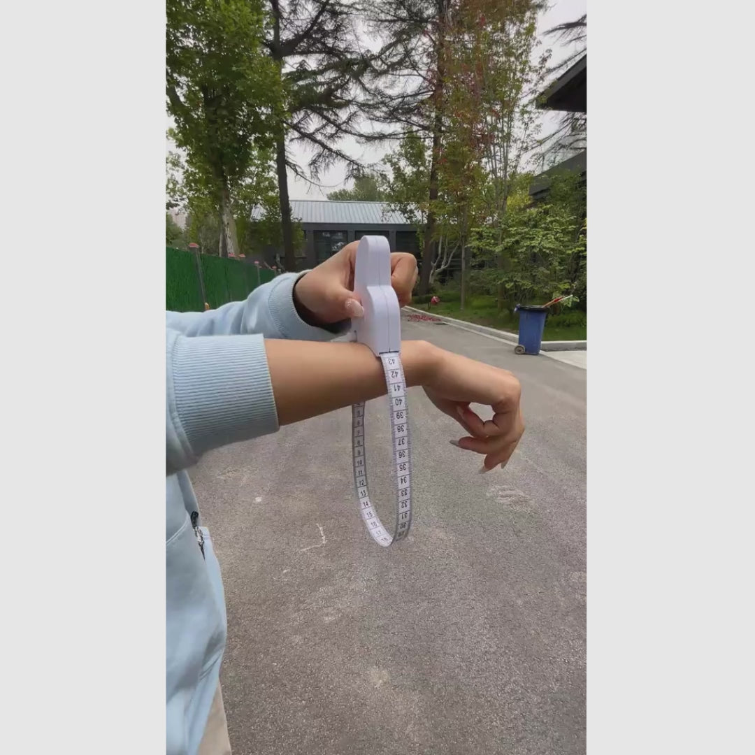 Cinta métrica corporal 3D retráctil de 152 cm para medir cintura, cadera, busto y brazos en gimnasio, precisión absoluta y fácil de usar