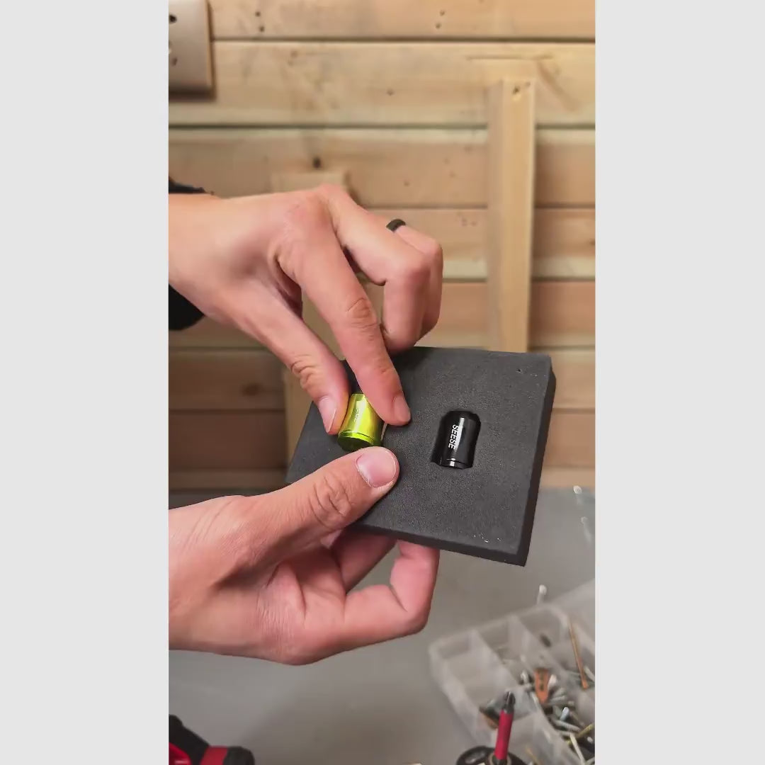 Sujetador magnético removible para tornillos 1/4 6.35 mm, accesorio universal de taladro para construcción, autos y electrónica con puntas hexagonales estándar