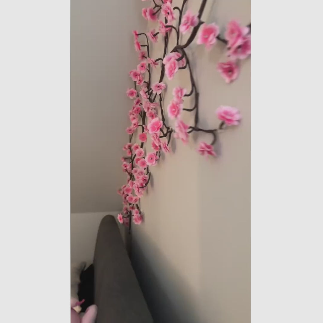 Lámpara decorativa LED en forma de rama de árbol, alimentación por USB, crea ambiente acogedor en casa con iluminación ambiental cálida y relajante