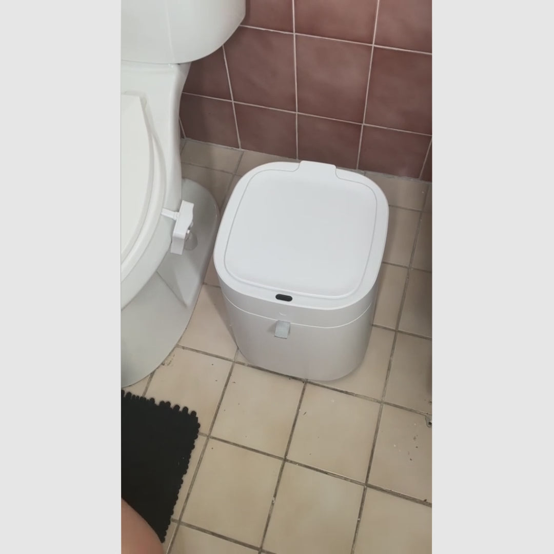 Bote de basura automático con sensor de movimiento, para desecho higiénico sin contacto en sala, cocina, baño o dormitorio, tecnología conveniente