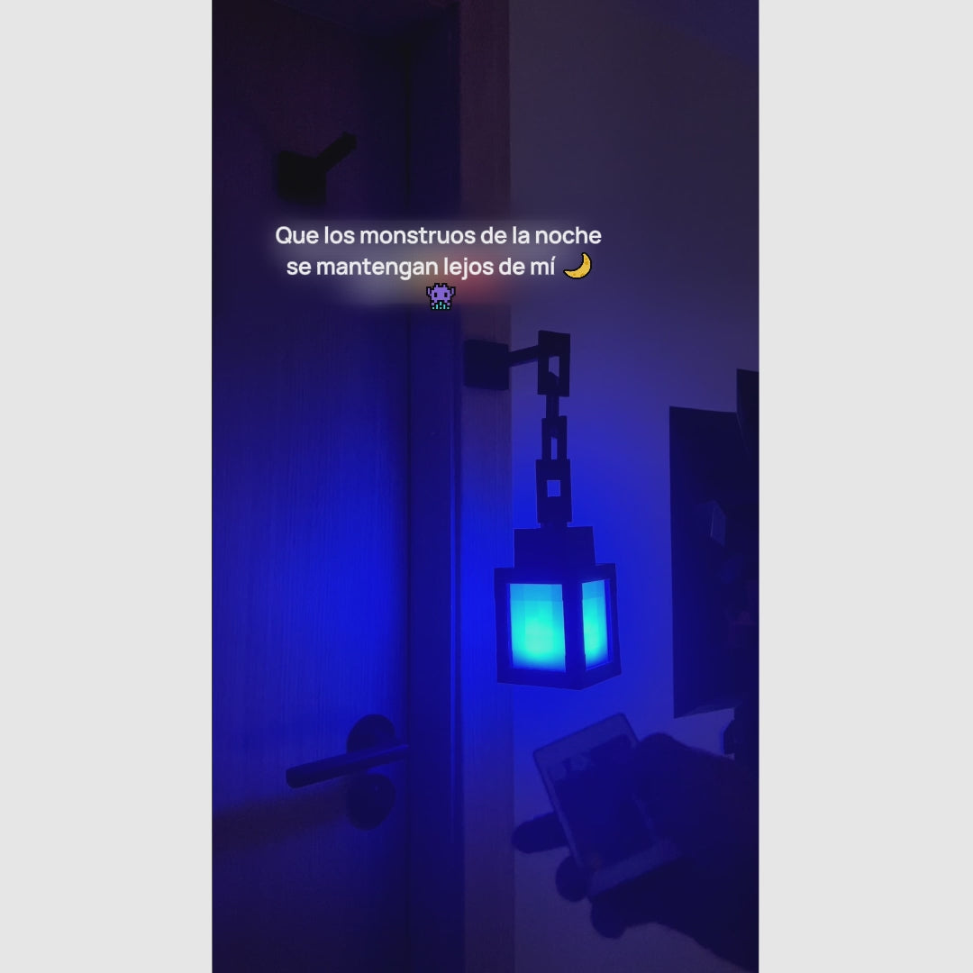 Lámpara RGB Pixel Soul recargable con control remoto, impresión 3D, iluminación decorativa creativa, ambiente gamer, perfecta para escritorio, habitación o entretenimiento moderno