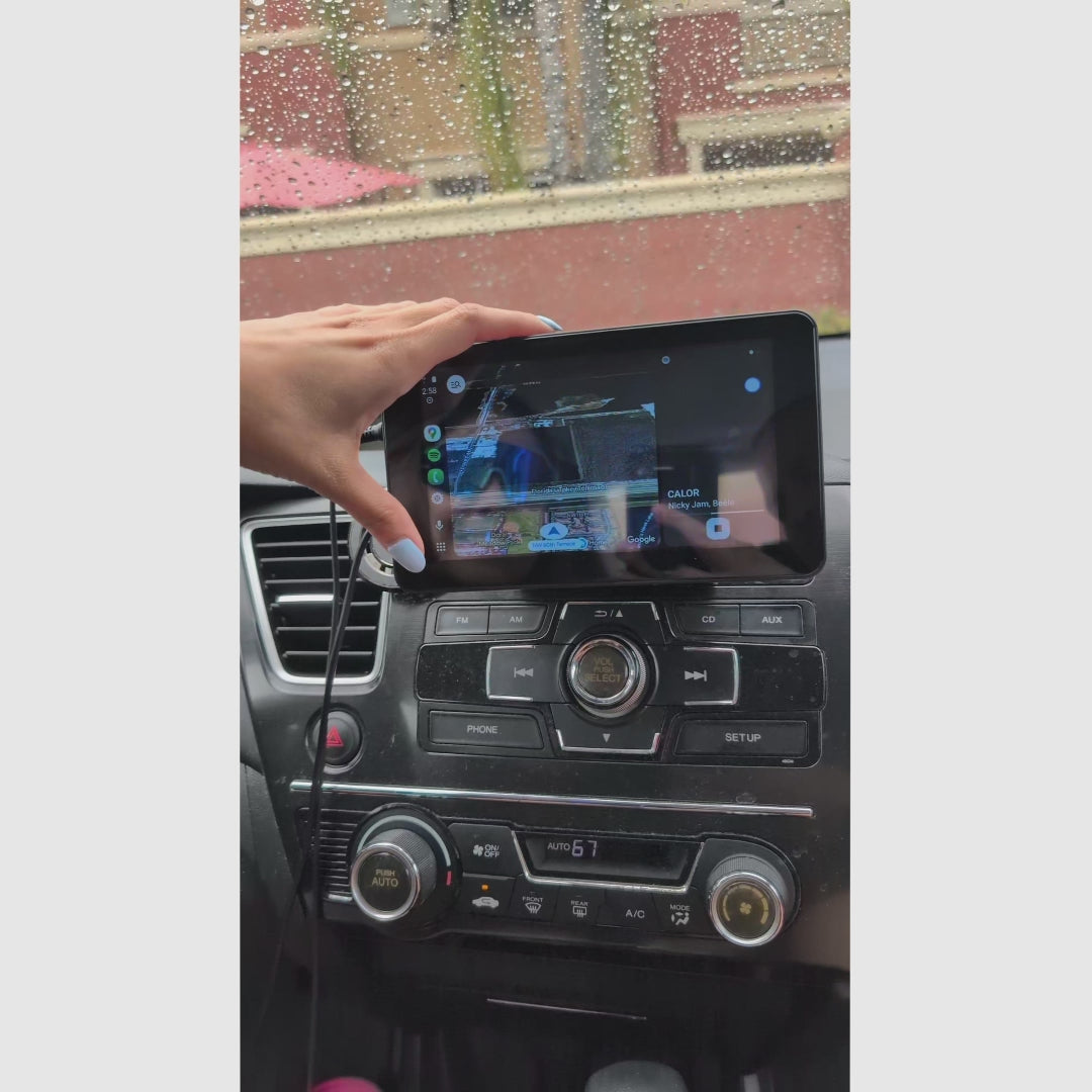 Adaptador de pantalla inalámbrico 2025 para Android e iPhone, garantiza entretenimiento continuo en el coche, conexión portátil estable y compatible con múltiples dispositivos fácilmente