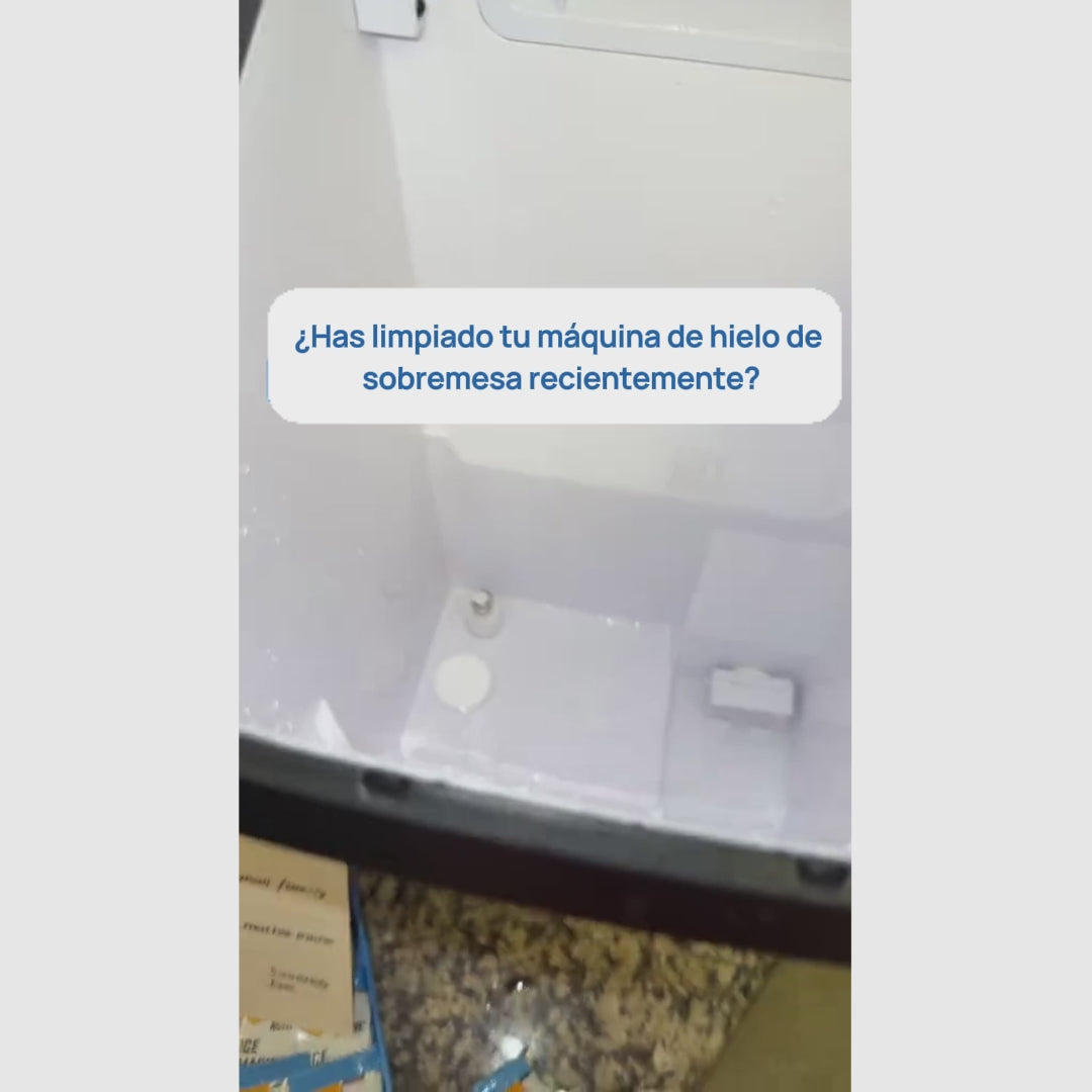 Limpiador en tabletas para máquina de hielo, 24 unidades activas que eliminan sarro de manera segura y eficaz, garantizando hielo puro y limpio