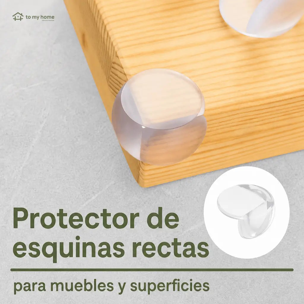 Protectores transparentes para esquinas y bordes de muebles, 16 piezas de PVC grueso con adhesivo fuerte para seguridad de bebés en casa