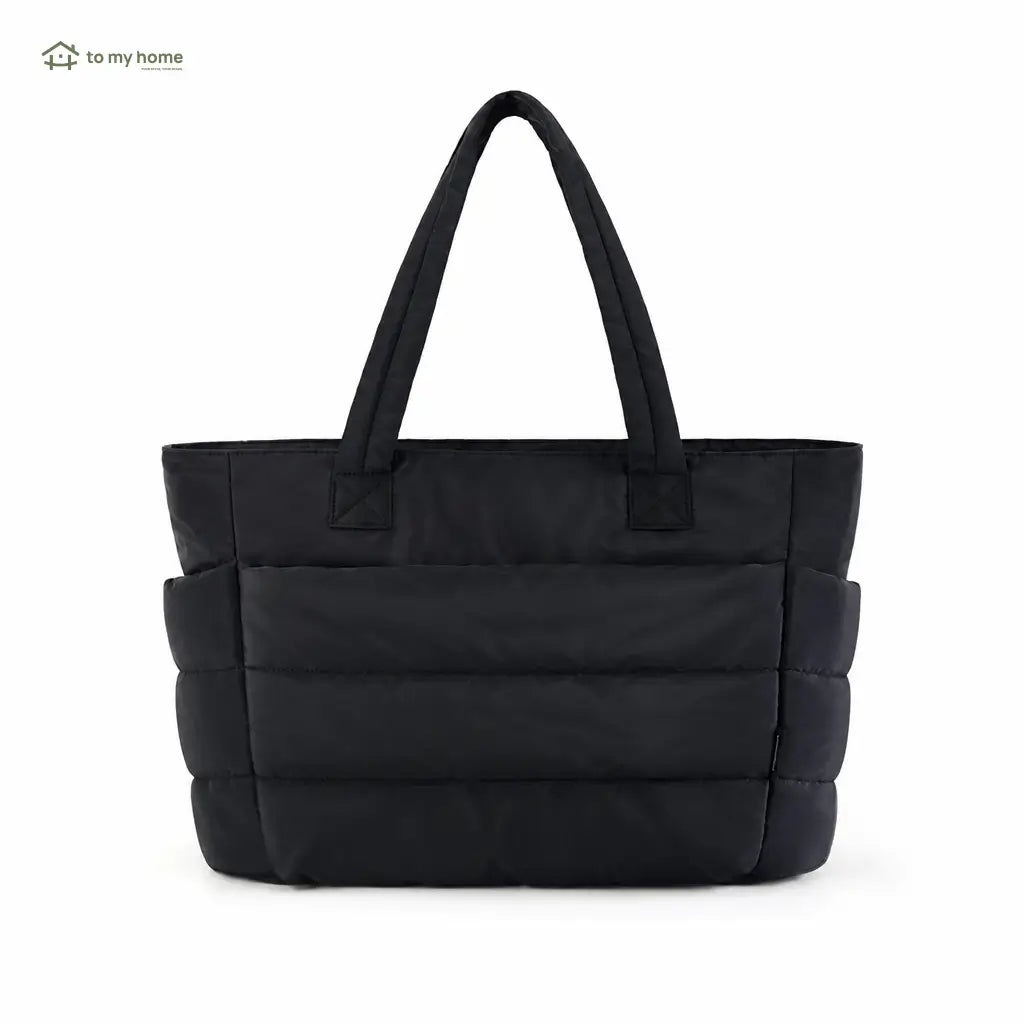 Bolsa tote acolchada ligera con cierre, compartimentos y funda para maleta, ideal para trabajo, gym y viajes diarios con laptop