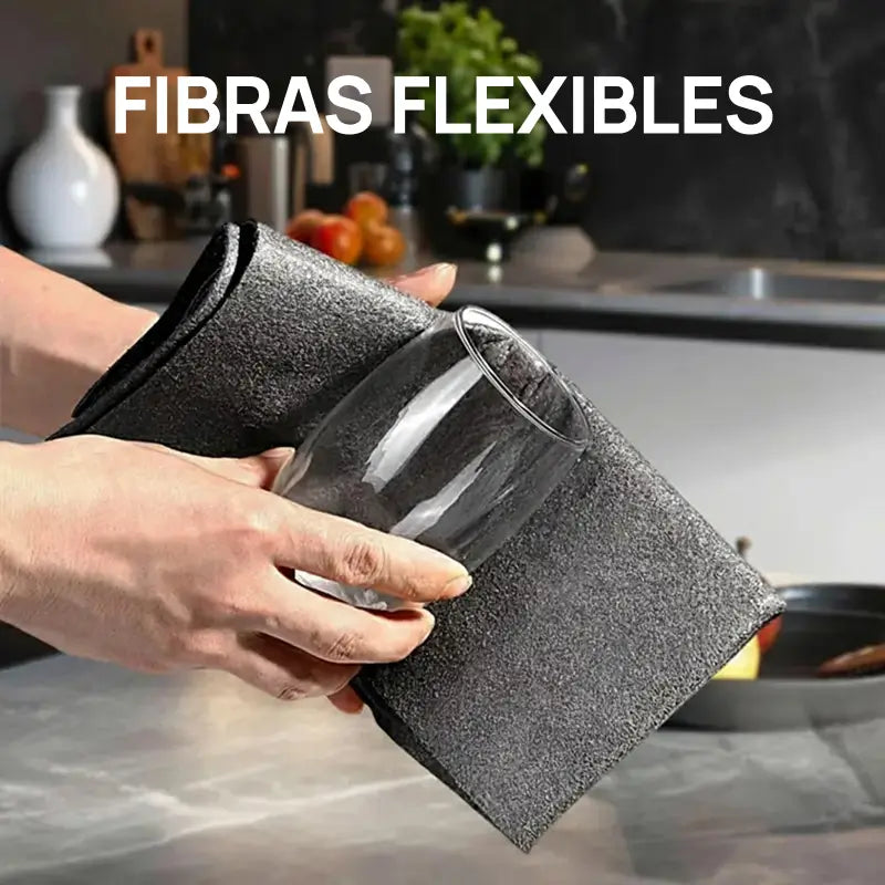 Juego de 10 paños mágicos de microfibra reforzada, reutilizables, ideales para limpieza de vidrios y ventanas con brillo instantáneo profesional