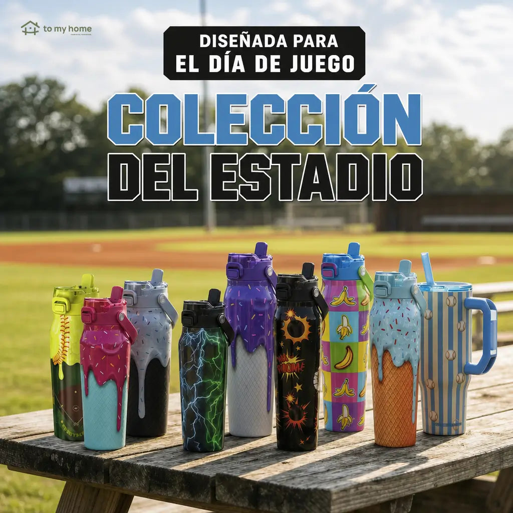 Termo para agua de acero inoxidable 946 ml con popote y boquilla, base antiderrapante para gimnasio, clases y traslados diarios sin derrames
