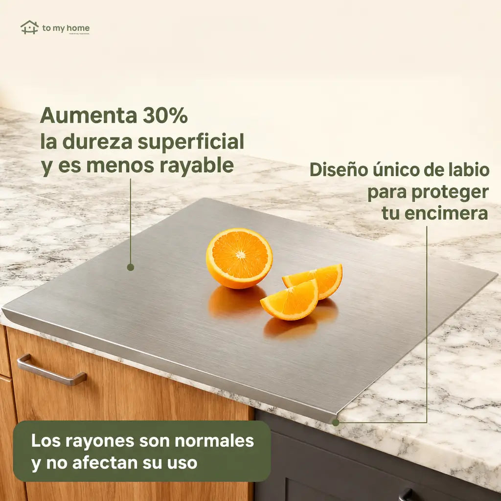 Tabla para picar de acero inoxidable 304, higiénica y antiderrapante para carnes, verduras y masas