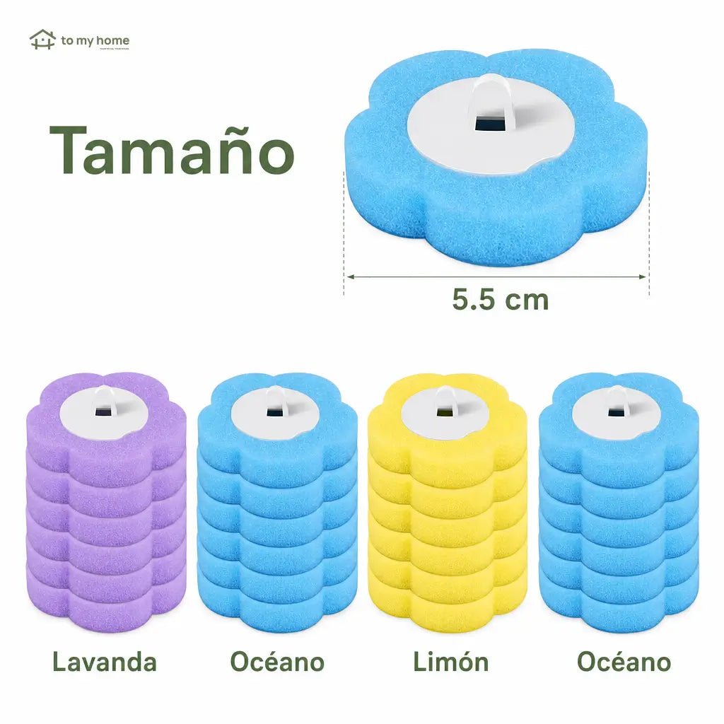 Cepillo desechable para baño con 24 repuestos aromáticos y soporte de pared para limpiar WC, lavabo, tina y mingitorio sin tocar