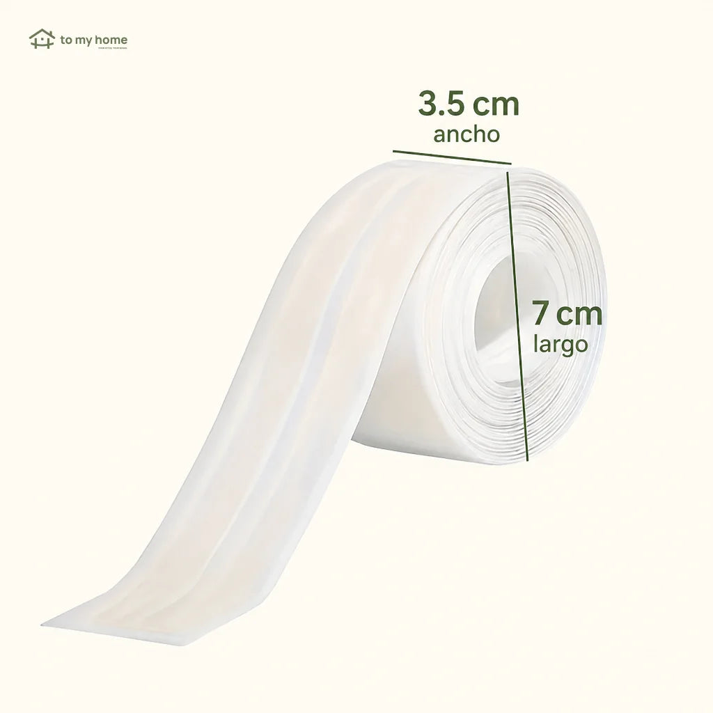 Cinta selladora autoadhesiva impermeable de 5 m para baño, cocina y bordes