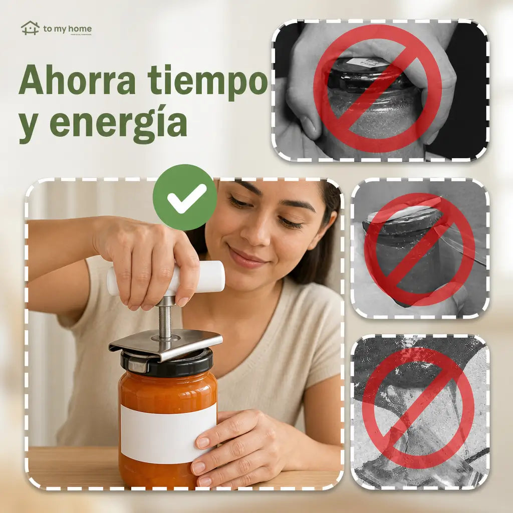Abridor manual de frascos y tapas ajustable con agarre antideslizante para cocina, adultos mayores y manos débiles, paquete de 2 piezas