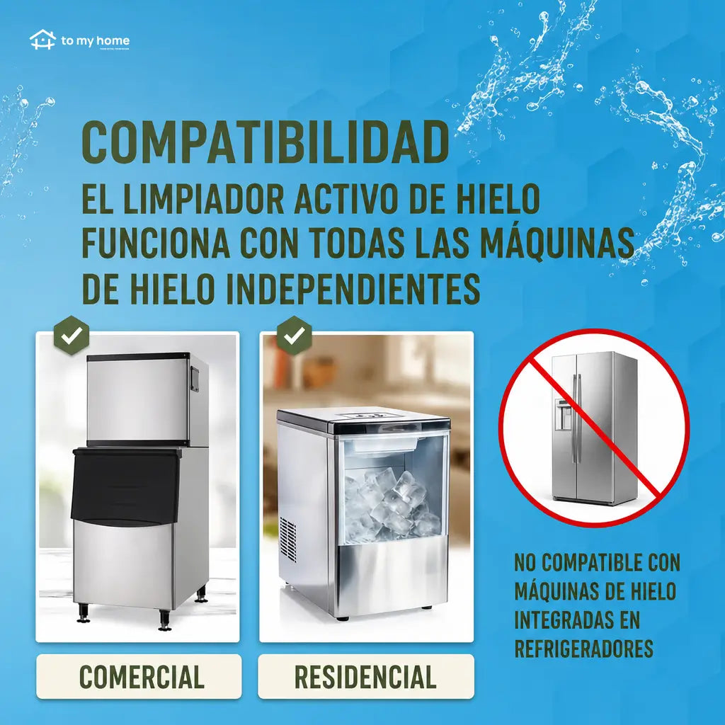 Tabletas descalcificadoras para máquina de hielo, sin fragancia y seguras para níquel, ideales para equipos de mostrador y portátiles