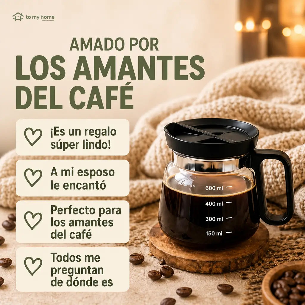 Taza de vidrio 473 ml con tapa para sorber, diseño de cafetera mini, ideal para café, té y regalo creativo