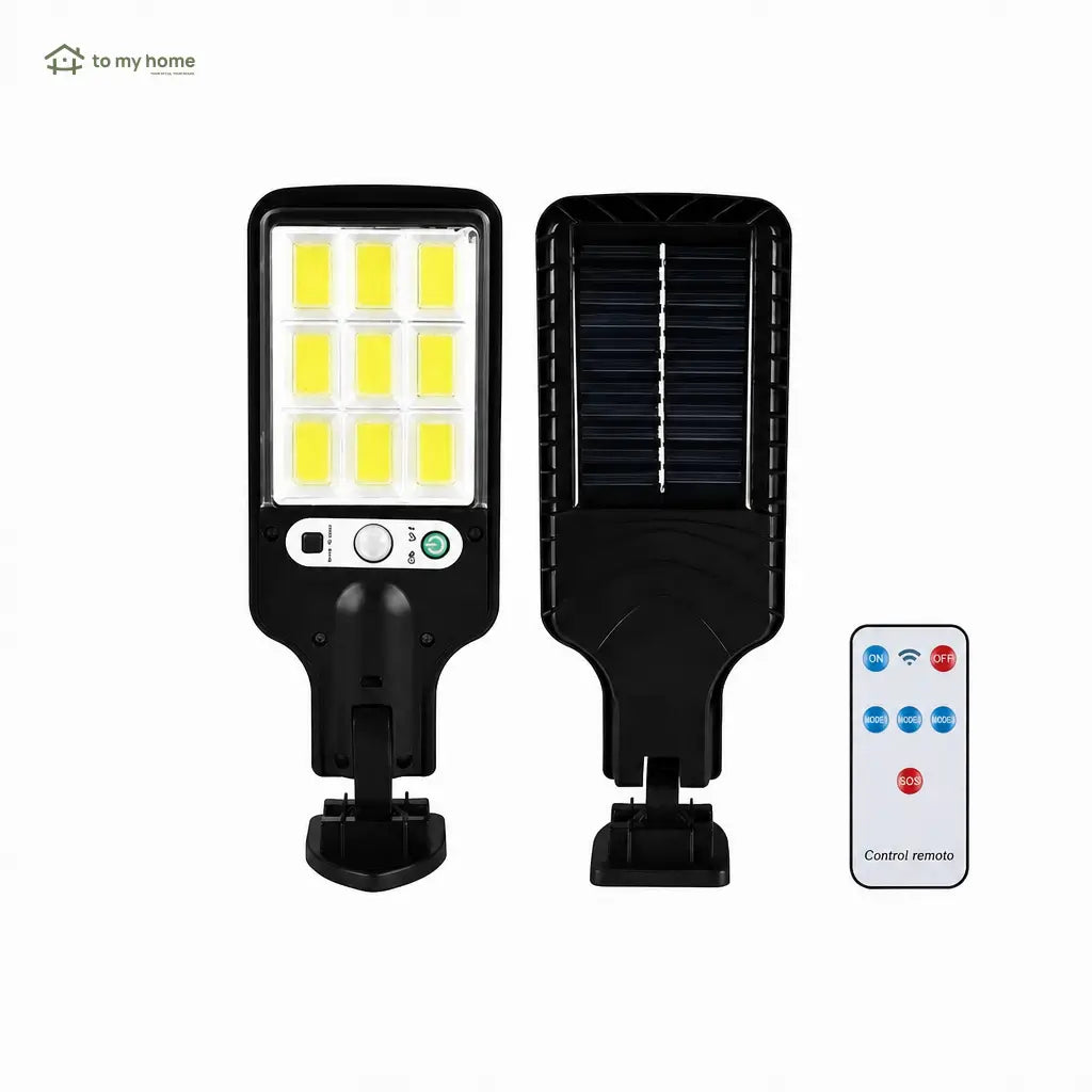 Reflectores solares LED exteriores paquete de 4 impermeables IP65 con sensor de movimiento y rotación 360° para garage, jardín y fachada