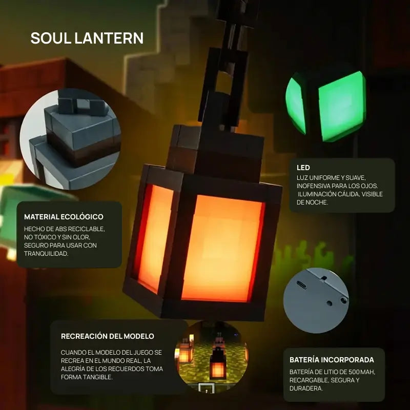 Lámpara RGB Pixel Soul recargable con control remoto, impresión 3D, iluminación decorativa creativa, ambiente gamer, perfecta para escritorio, habitación o entretenimiento moderno