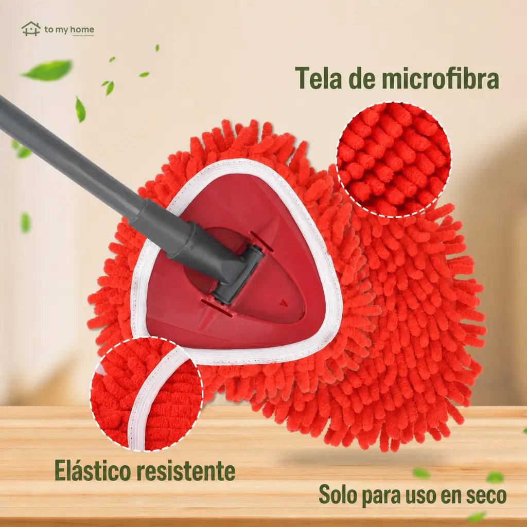 Repuestos de plumero de chenilla electrostática para trapeador de 1 tanque, limpieza en seco de techos, persianas y muebles