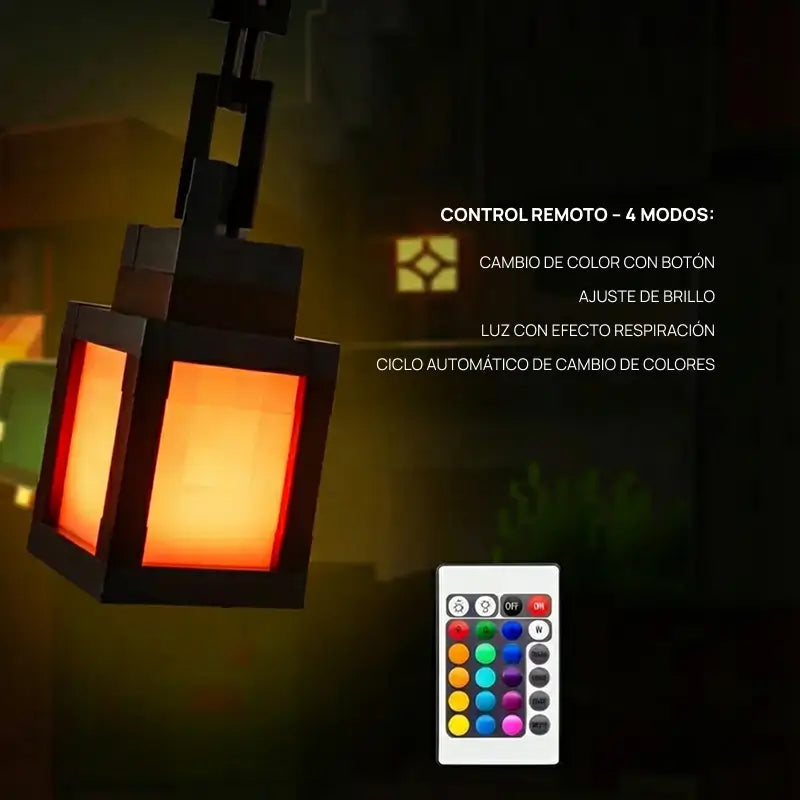 Lámpara RGB Pixel Soul recargable con control remoto, impresión 3D, iluminación decorativa creativa, ambiente gamer, perfecta para escritorio, habitación o entretenimiento moderno