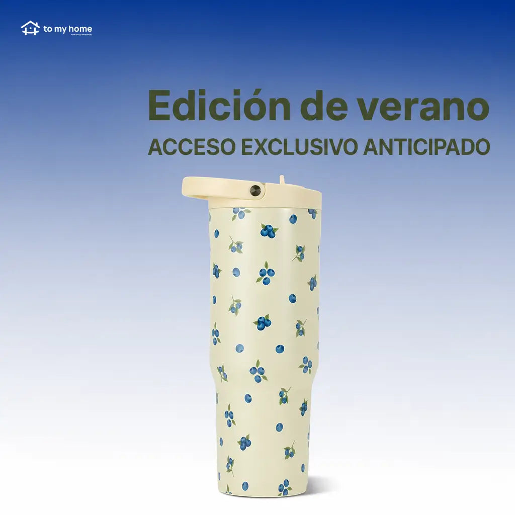 Termo deportivo triple aislado con tapa antiderrames, popote abatible y base de goma para entrenar o llevar en el carro todos los días
