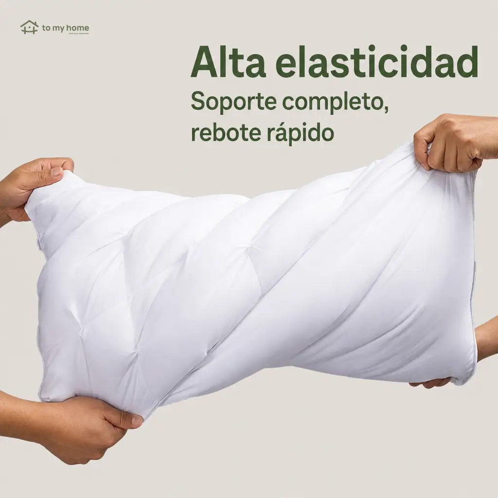 Almohadas de cama tipo hotel con soporte cervical y relleno alternativo de plumón para dormir de lado, boca arriba o boca abajo